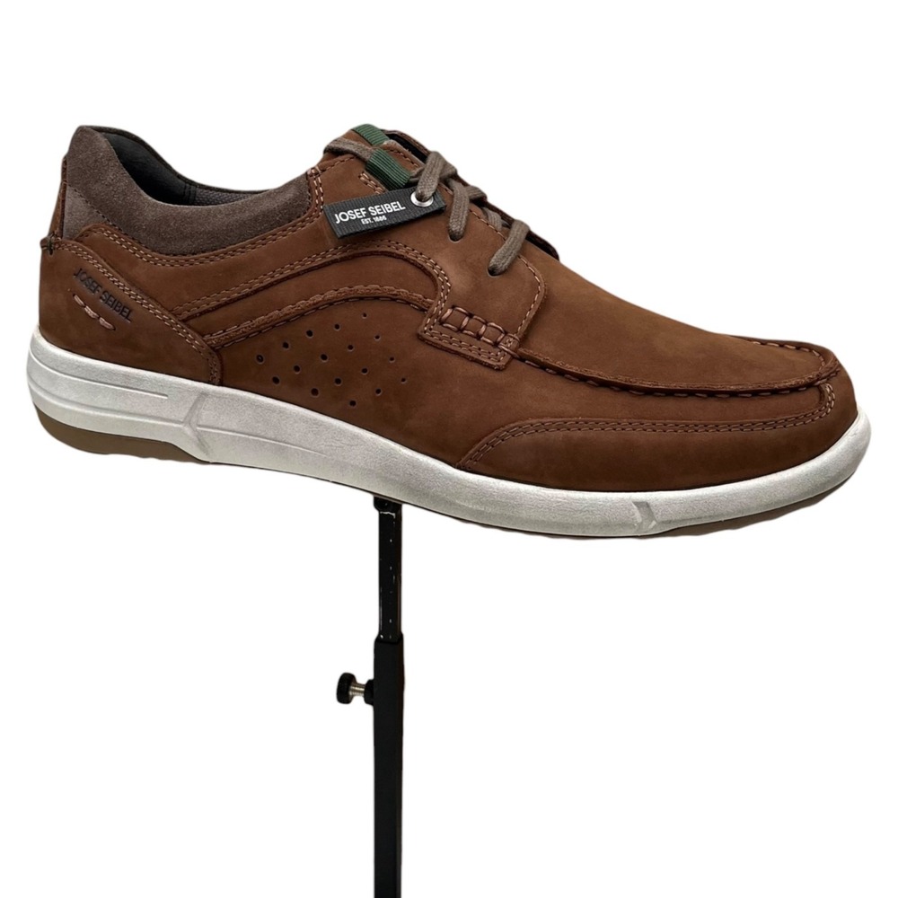 Josef Seibel Men's Enrico 25 Leather Casual Shoe Size EU 43 (US10) Tobacco Brown